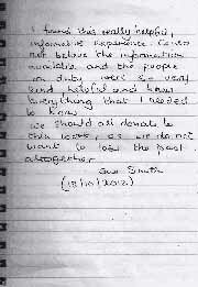 Pages from our Guest Book