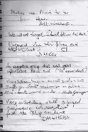 Pages from our Guest Book
