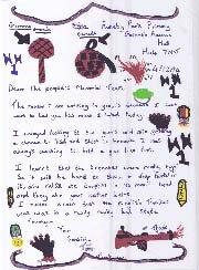Thank you letter from Rokeby Park School pupil